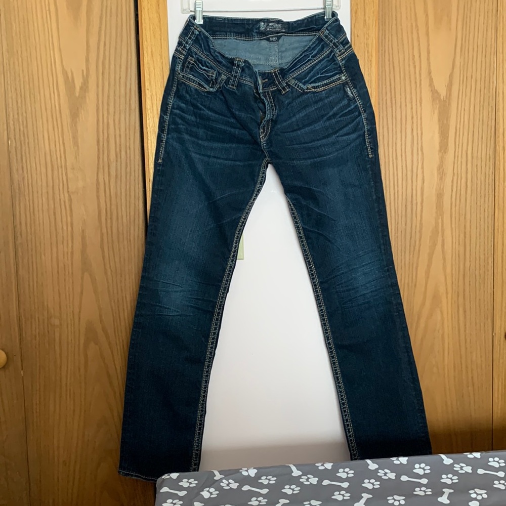 Silver Suki Mid Straight jeans